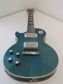 2006 Left-Handed Gibson Les Paul Standard Limited Edition Electric Guitar in Pacific Reef Blue