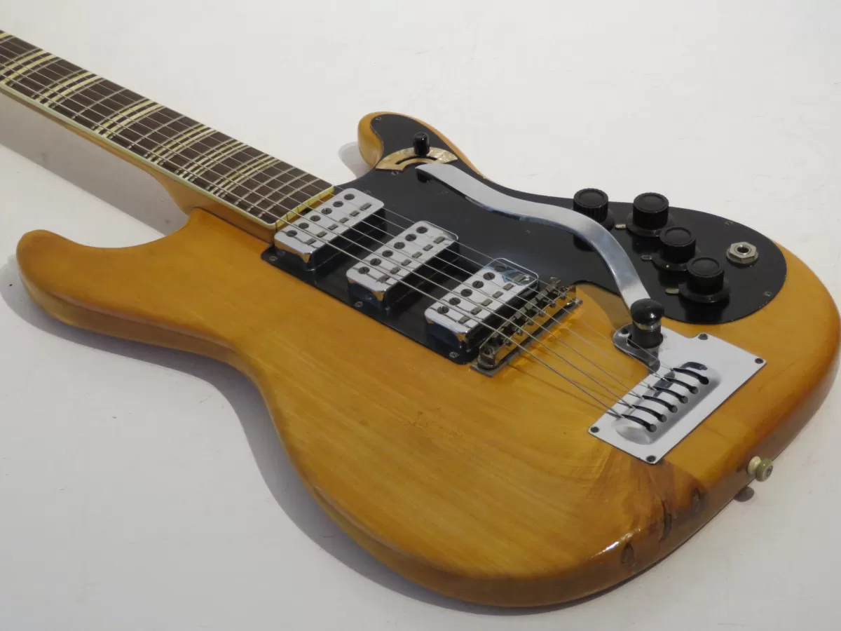 1963 Hofner Super Solid III in Natural with Case - Superb Vintage Guitar