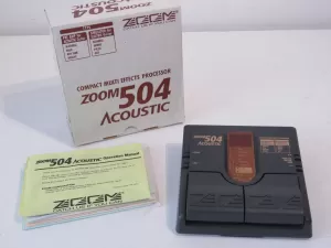 Zoom 504 Acoustic Guitar Effects Processor Pedal - Near Mint & Boxed