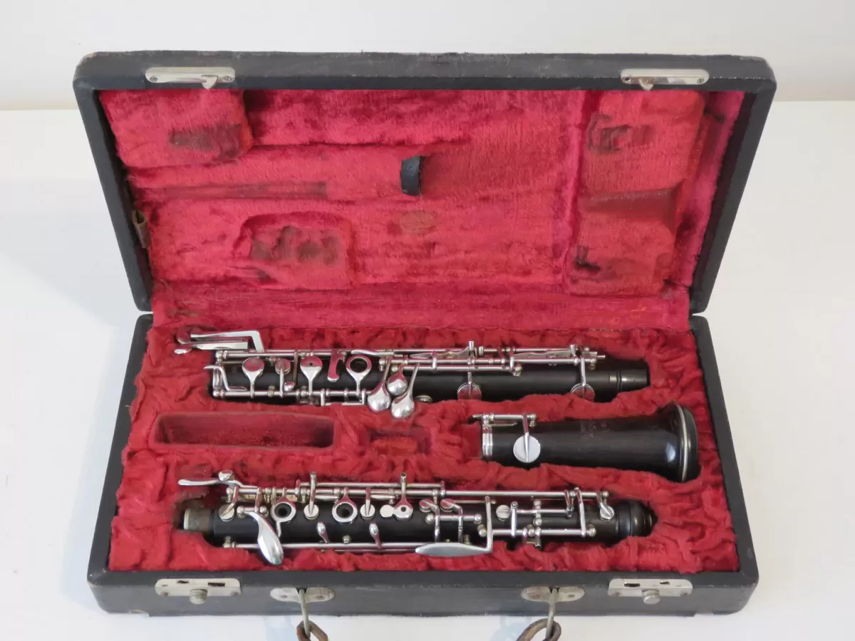 1970's Gebruder Moennig Wooden Oboe in Great Condition