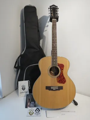 Guild BT 258E Deluxe 8 String Acoustic Baritone Electro Acoustic Guitar
