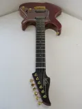 Vola Zenith RV MEM Electric Guitar in Tribal Red with LED Fret Lights - MiJ