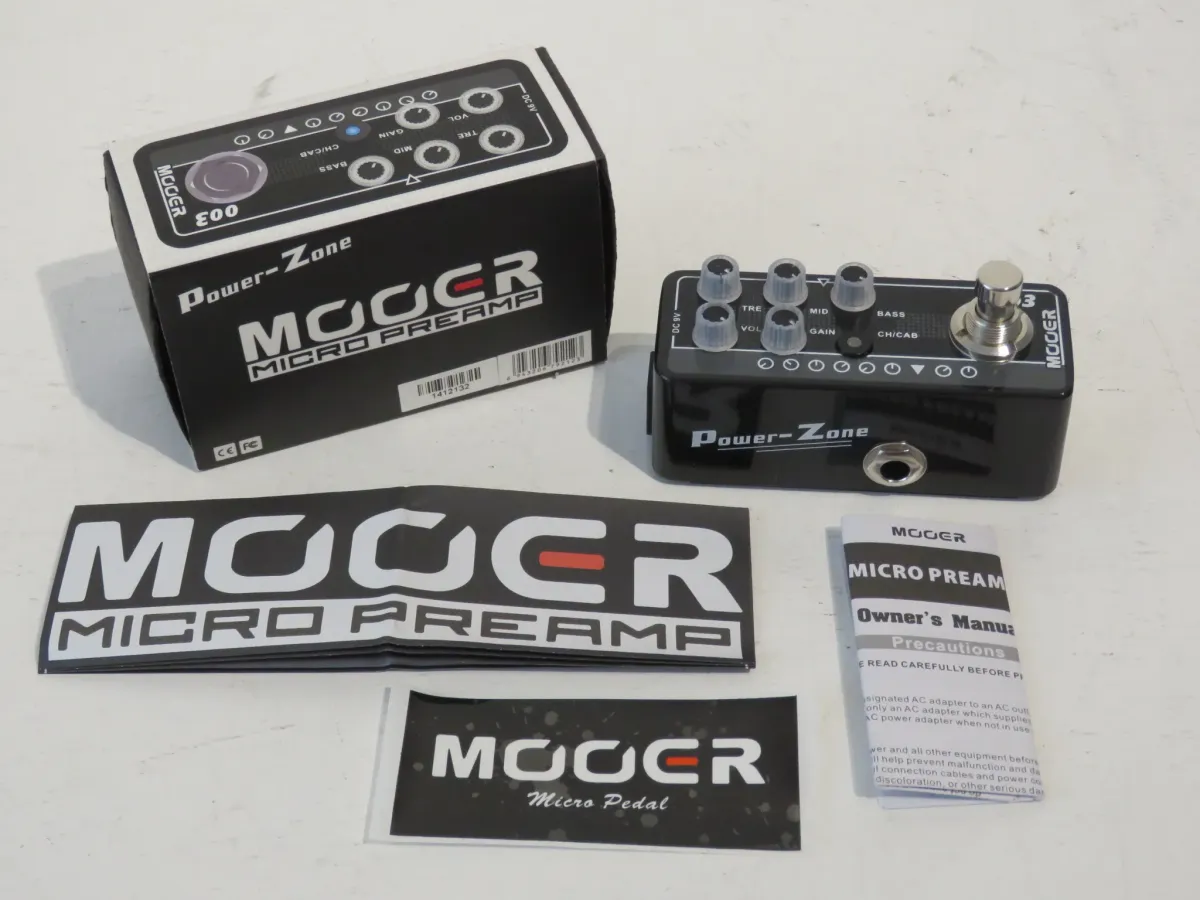 Mooer Power Zone 003 Micro Preamp Guitar Effects Pedal – Mint & Boxed