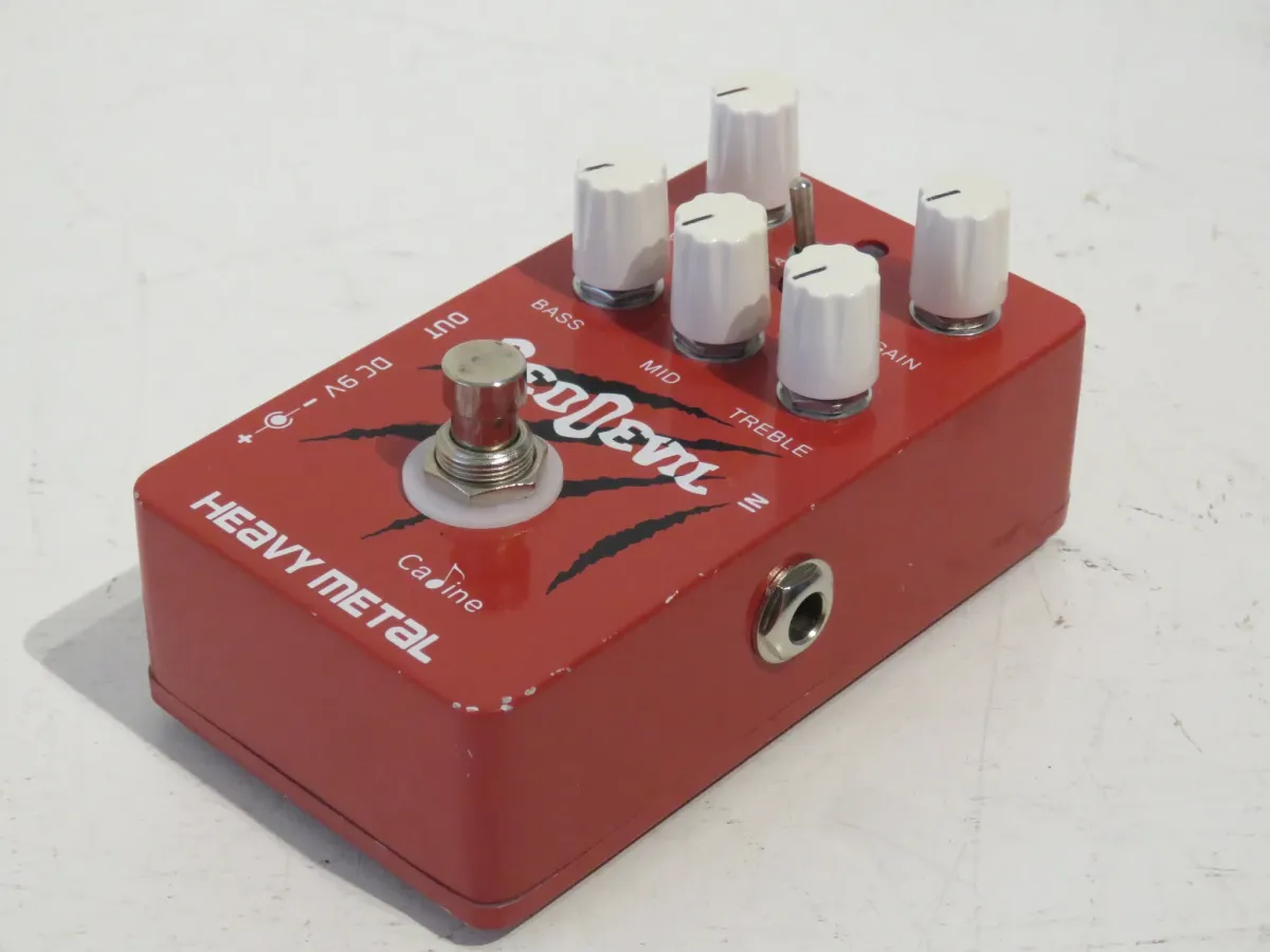 Caline Red Devil Heavy Metal Distortion Guitar Effects Pedal