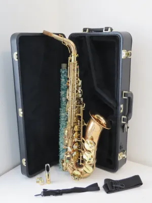 Yanagisawa A-992 Bronze Alto Saxophone with Case - Well Used, Plays Great