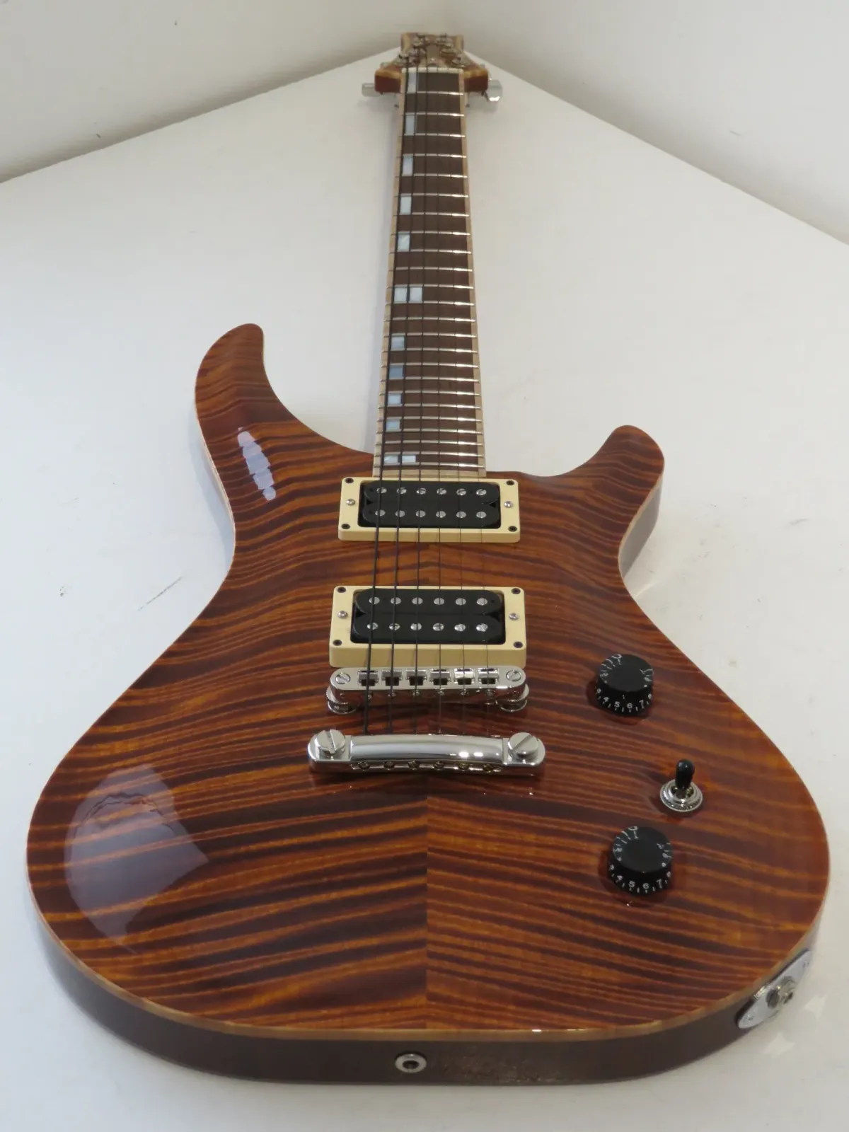 2010 David Thomas McNaught Phoenix Rising Electric Guitar in Tigers Eye