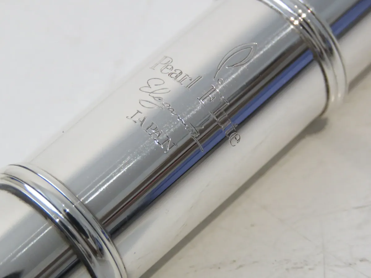 Pearl PF-795 Elegante Solid Silver Flute with Cases - Superb, Near Mint