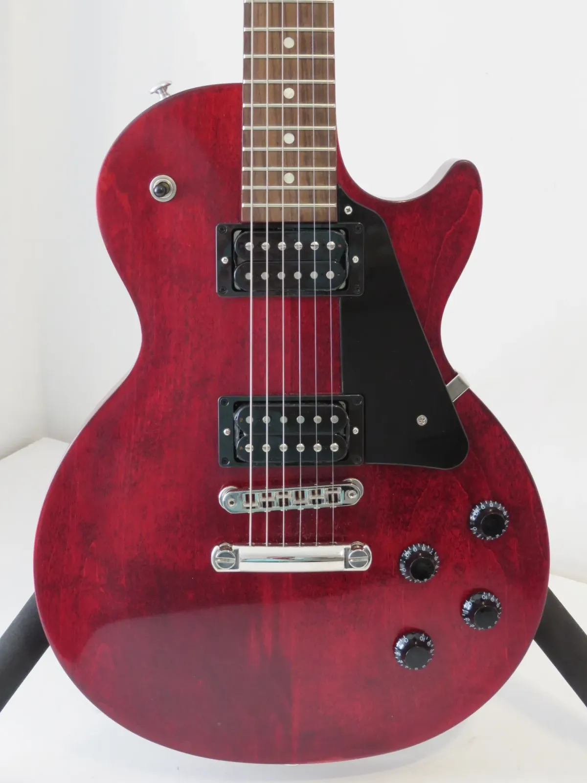 2017 Gibson Les Paul Studio Faded T in Worn Cherry with Gig Bag