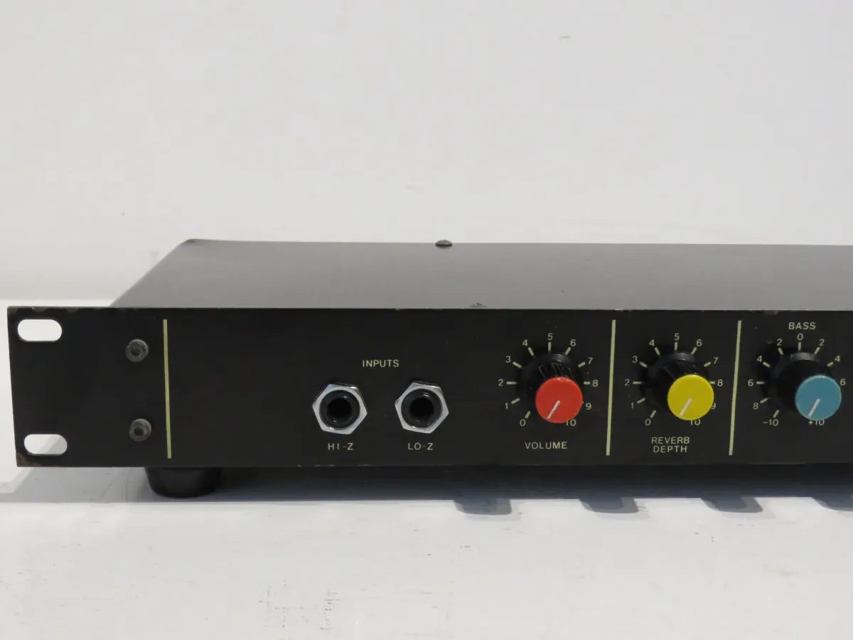 1980's John Hornby Skewes JHS SL-5300 1U Spring Reverb Rack Effects Unit