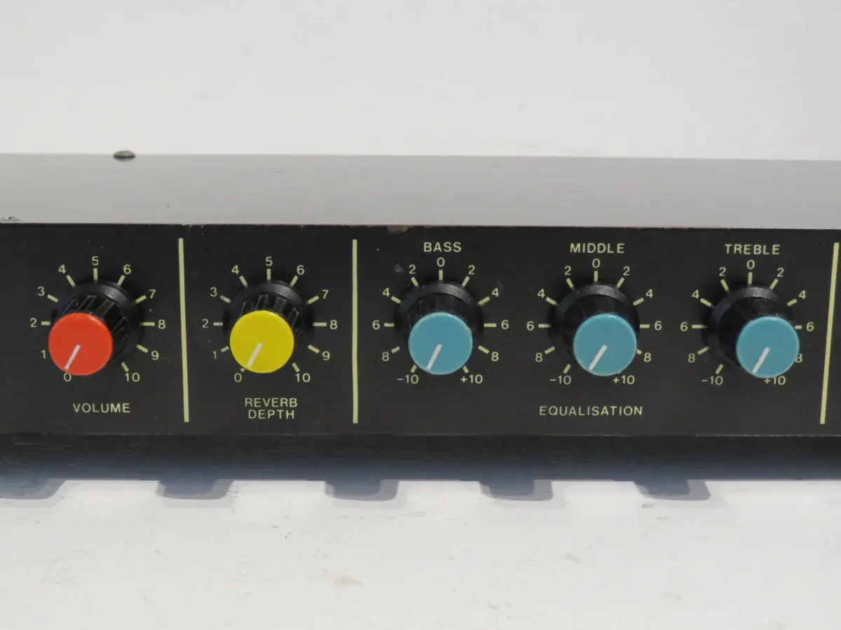 1980's John Hornby Skewes JHS SL-5300 1U Spring Reverb Rack Effects Unit