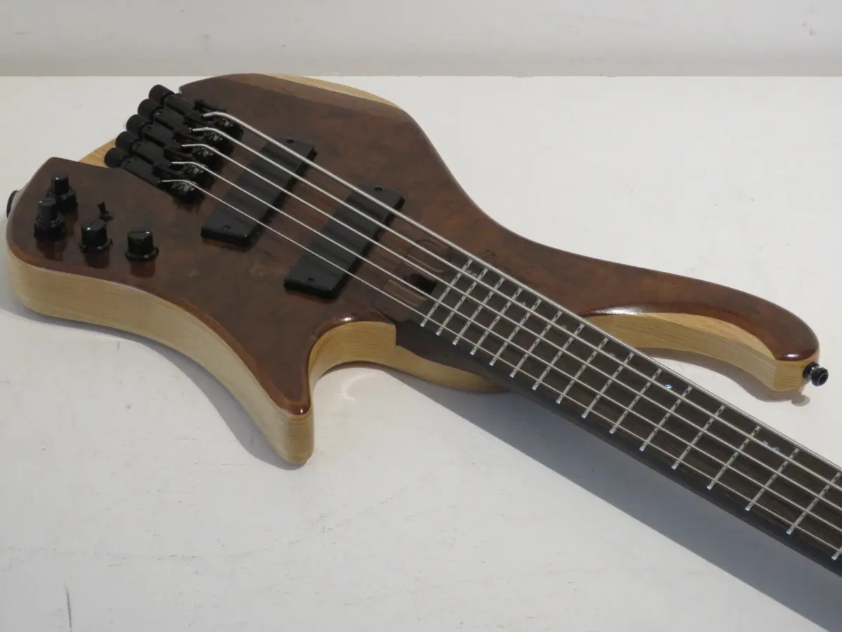 2023 Ibanez EHB 1265MS-NML Fan Fret 5 String Bass Guitar – Mint