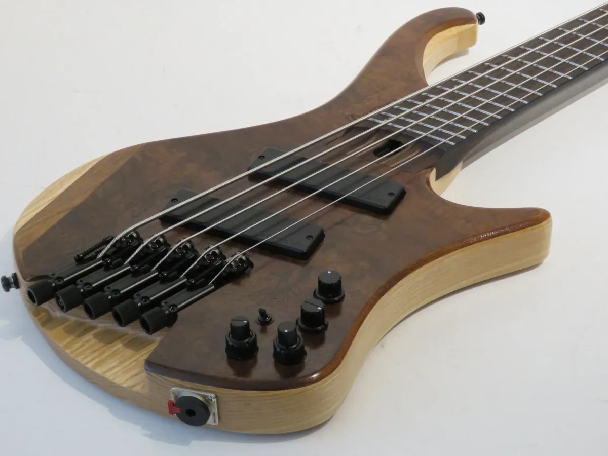 2023 Ibanez EHB 1265MS-NML Fan Fret 5 String Bass Guitar – Mint