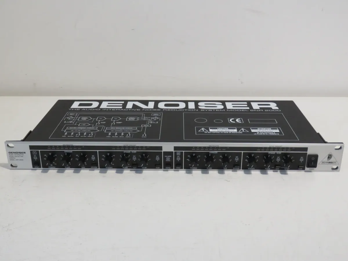 Behringer Denoiser SNR-2000 Noise Reduction 1U Rack Unit - Near Mint & Boxed