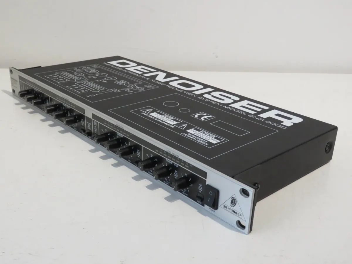 Behringer Denoiser SNR-2000 Noise Reduction 1U Rack Unit - Near Mint & Boxed