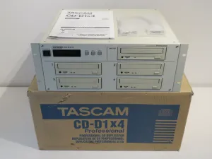 Tascam CD-D1x4 CD Duplicator 4U Rack - Near Mint/Boxed/Tested/Working