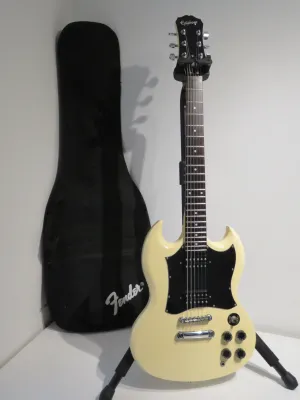 2006 Epiphone SG Special Electric Guitar in Ivory - Great Player with Gig Bag