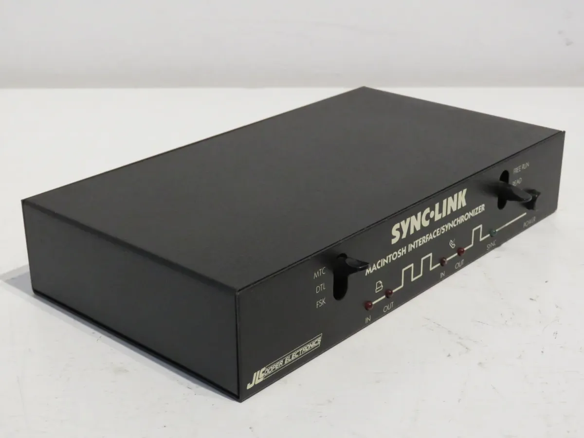 JL Cooper Sync Link Macintosh Interface/Synchronizer with Powery Supply