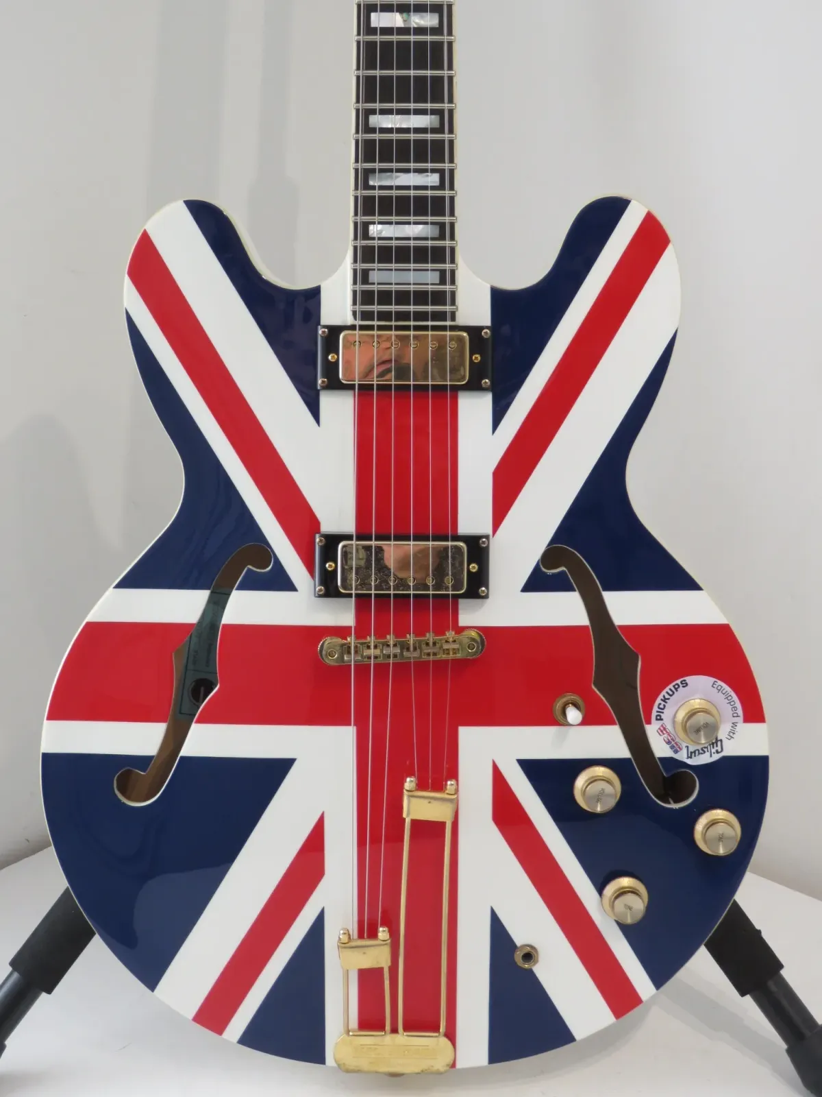 2014 Epiphone Ltd Edition Union Jack Sheraton with Case & Certificate