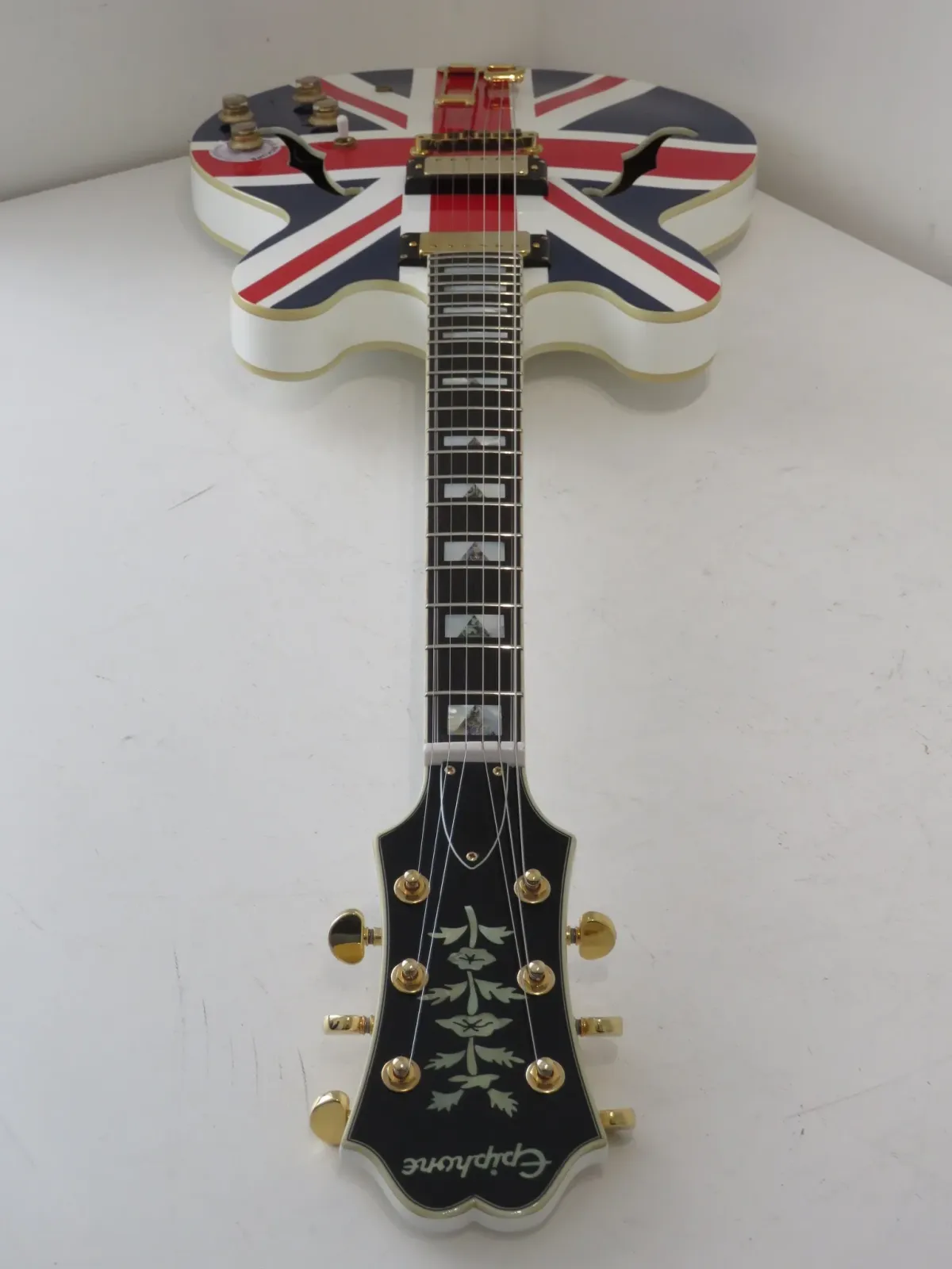 2014 Epiphone Ltd Edition Union Jack Sheraton with Case & Certificate