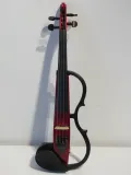 Yamaha SV110 Electric Silent Violin in Red with Case and Werner Bow