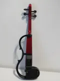 Yamaha SV110 Electric Silent Violin in Red with Case and Werner Bow