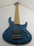 2009 MTD Kingston Artist 5 String Bass Guitar in Trans Blue with Gig Bag