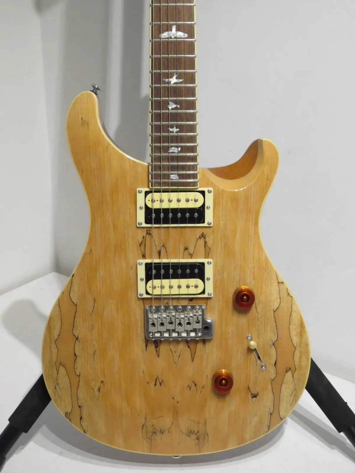 PRS SE Custom 24 Ltd Edition Spalted Maple Electric Guitar with Gig Bag