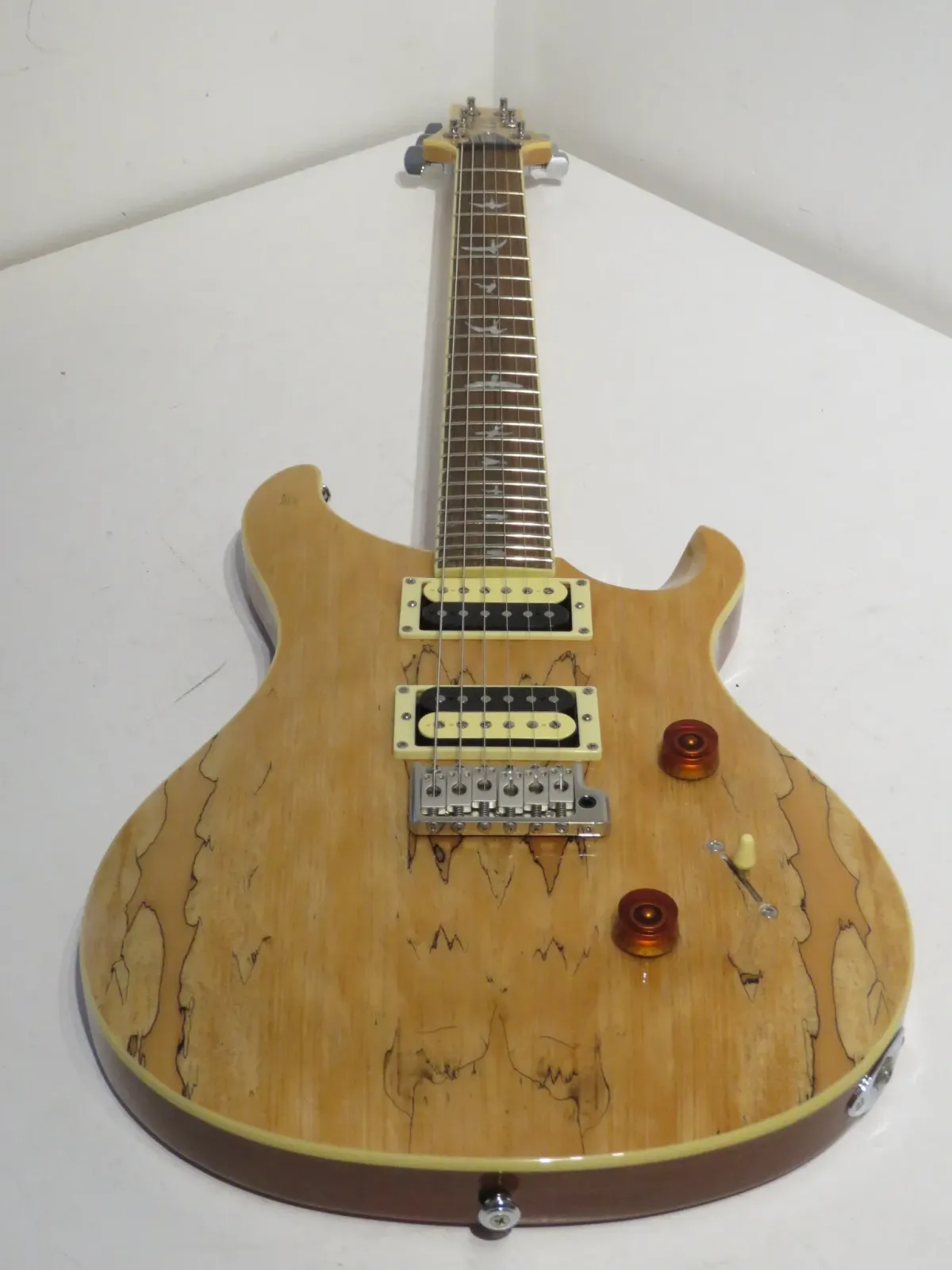 PRS SE Custom 24 Ltd Edition Spalted Maple Electric Guitar with Gig Bag