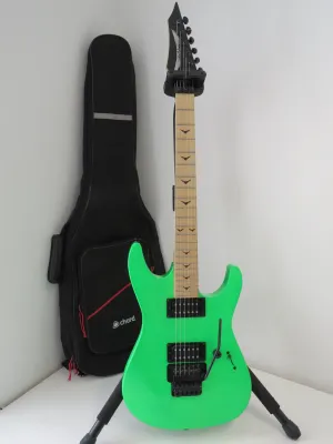 Dean Custom Zone II Nuclear Green Electric Guitar with Gig Bag