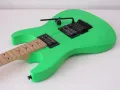 Dean Custom Zone II Nuclear Green Electric Guitar with Gig Bag