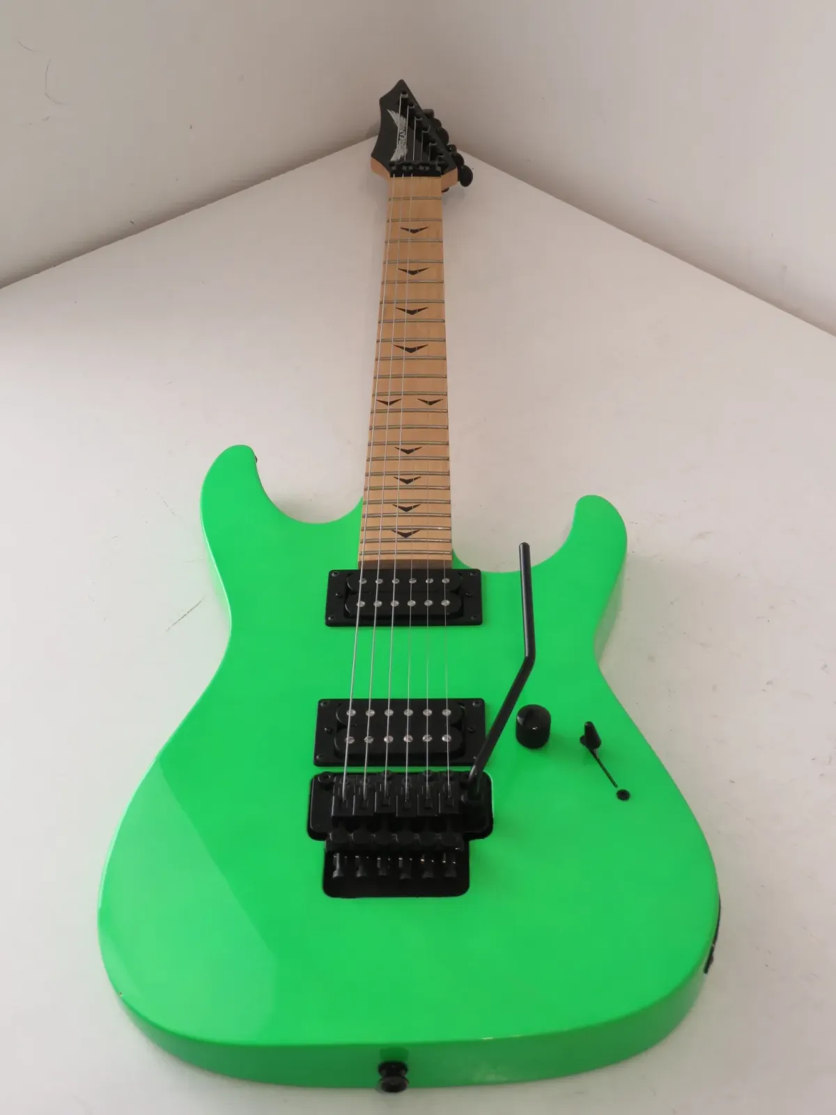 Dean Custom Zone II Nuclear Green Electric Guitar with Gig Bag