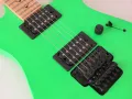 Dean Custom Zone II Nuclear Green Electric Guitar with Gig Bag