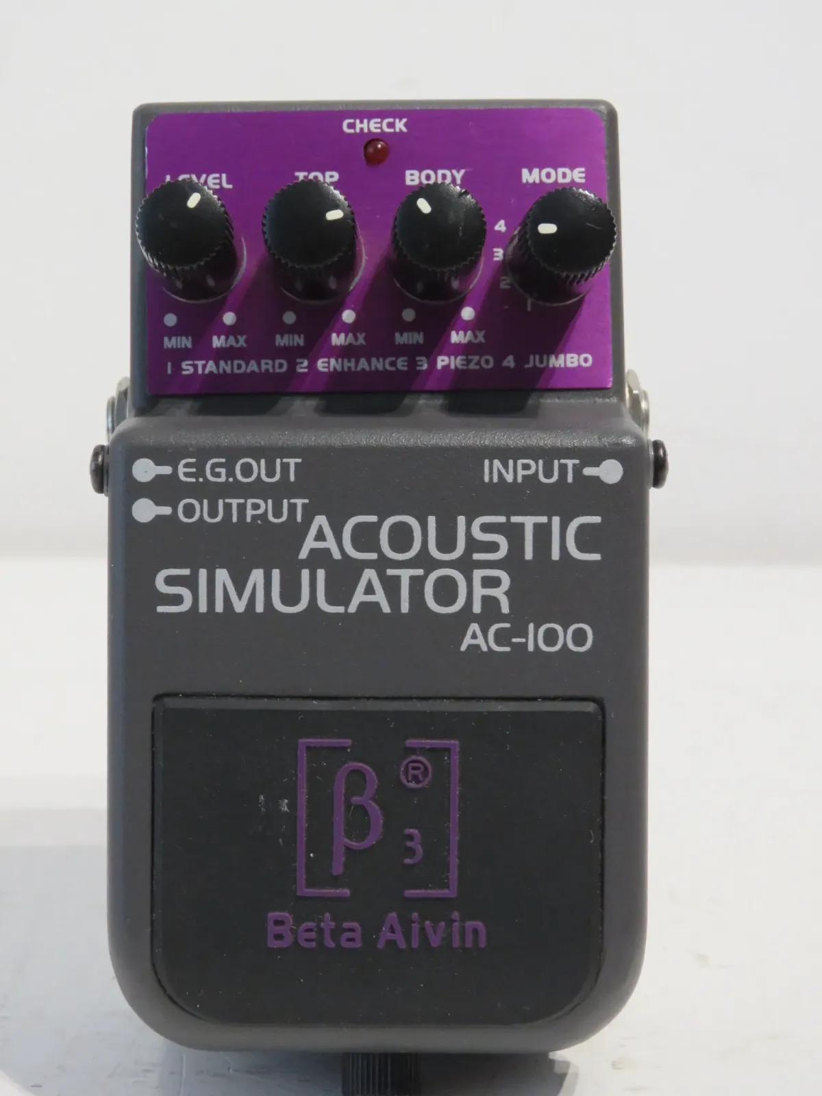 Beta Aivin AC-100 Acoustic Simulator Guitar Effects Pedal