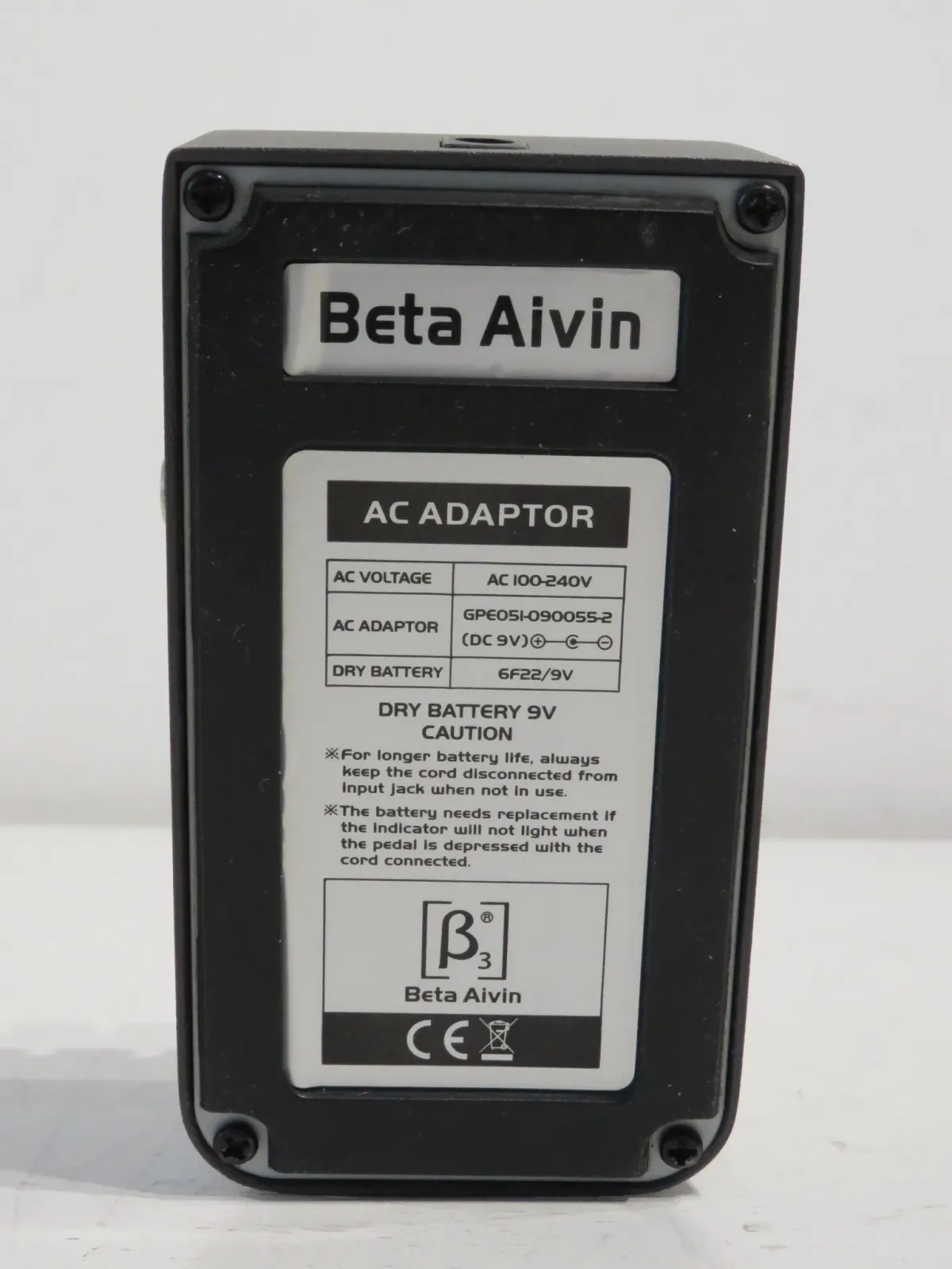 Beta Aivin AC-100 Acoustic Simulator Guitar Effects Pedal