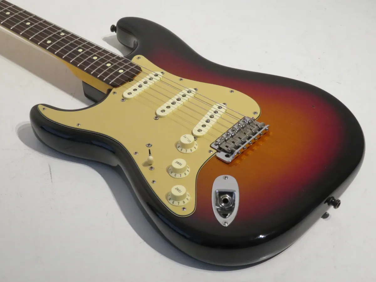 2006 Left-Handed Fender American Vintage Stratocaster in 3 Colour Sunburst