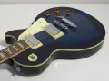 2005 Epiphone Les Paul Standard Plus Top in Trans Blue Burst with Gig Bag