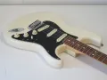 2018 Fender American Performer Stratocaster in Arctic White with Tweed Case