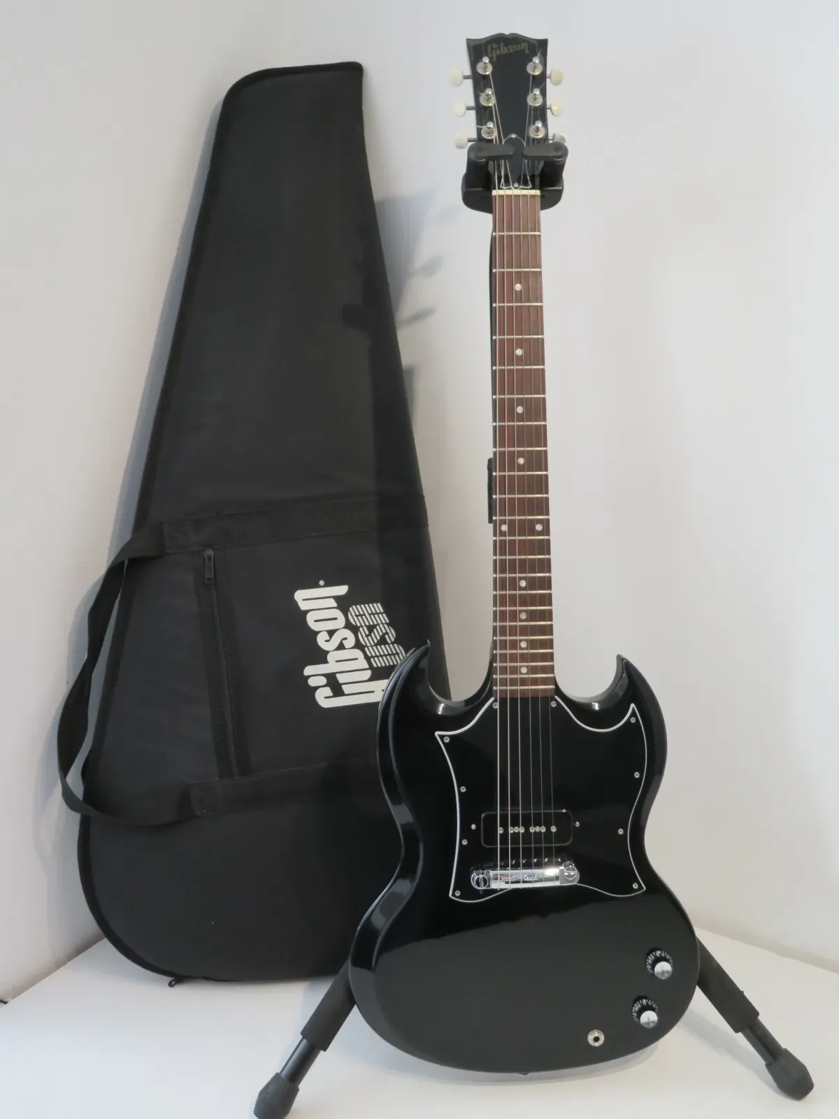 1999 Gibson SG Junior Electric Guitar in Ebony with Gig Bag