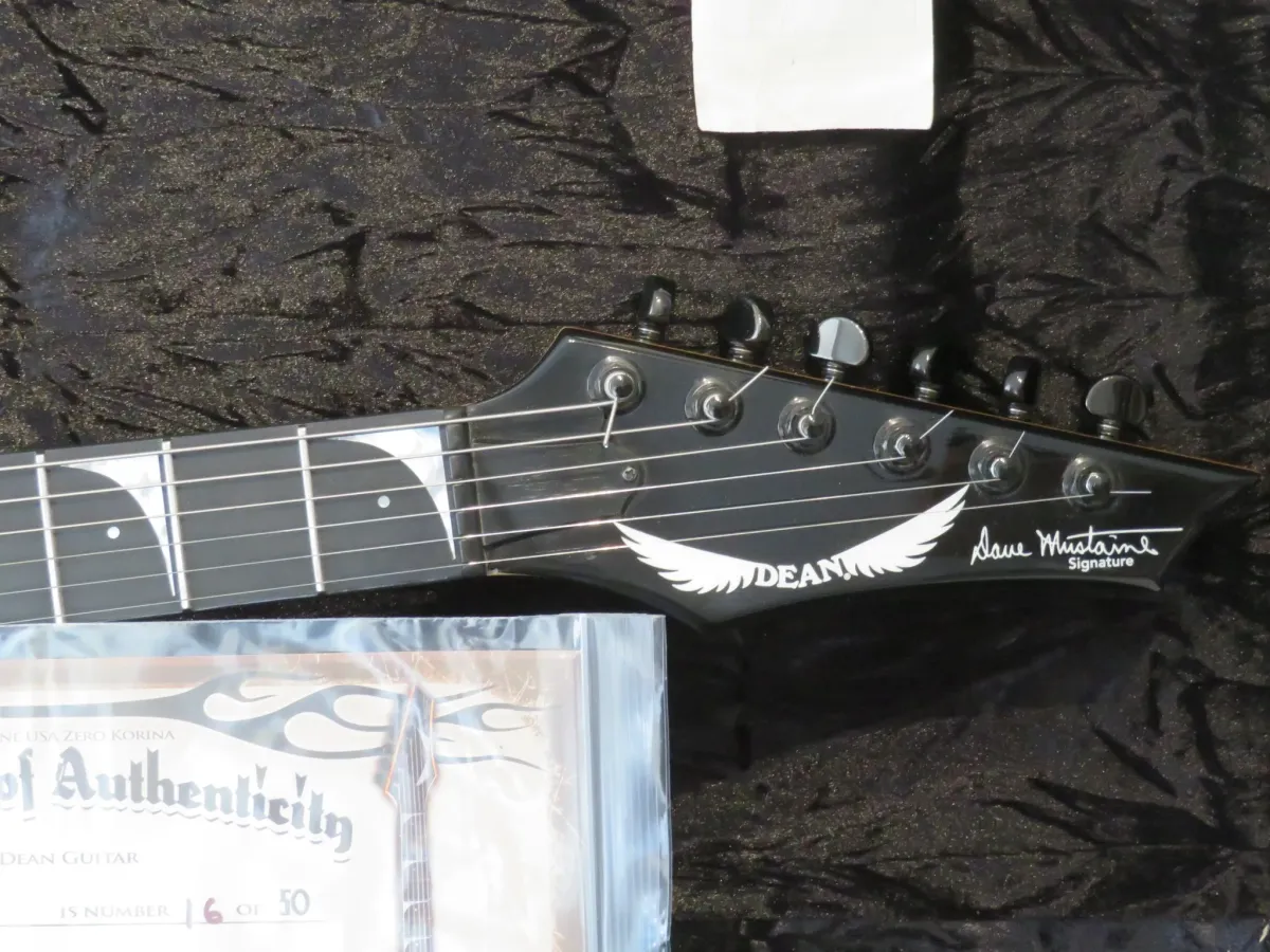2012 Dean Dave Mustaine USA Zero Korina Ltd Edition No 16 of 50