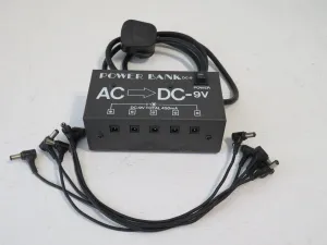 Power Bank DC-9 Guitar Effects Multi 9v Power Supply