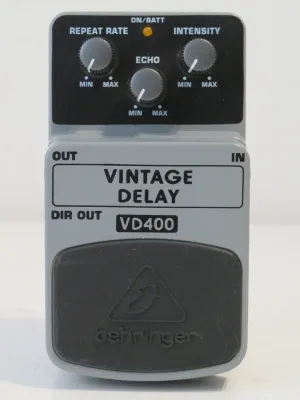 Behringer VD-400 Vintage Delay Guitar Effects Pedal