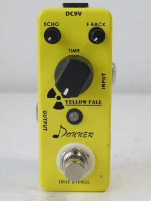 Donner Yellow Fall Echo Delay Guitar Effects Pedal
