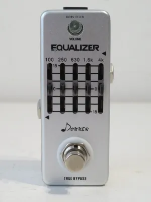 Donner Equalizer Guitar Graphic EQ Effects Pedal