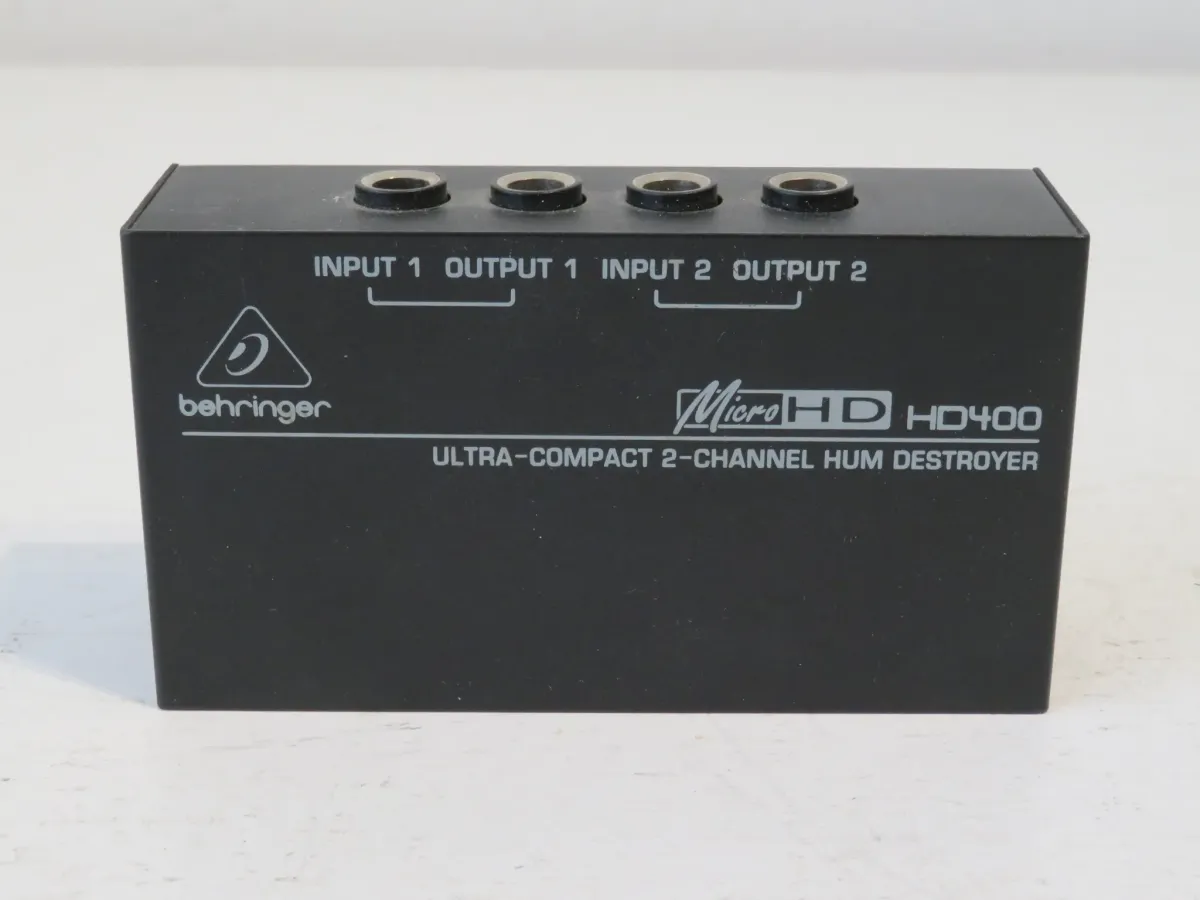 Behringer MicroHD HD400 Hum Destroyer