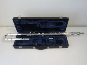 80's Armstrong Bass Flute with Solid Silver Head Joint - Superb Player